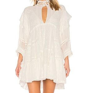 Free People Heartbreaker Cotton Keyhole Dress